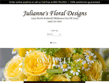 Tablet Screenshot of juliannesfloral.com